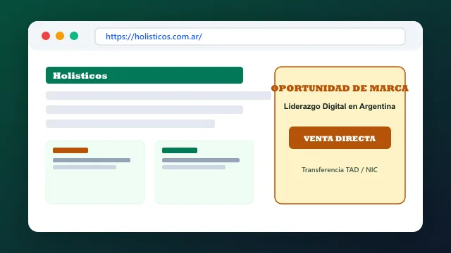 Modelo de aplicación comercial y proyectos digitales para holisticos.com.ar